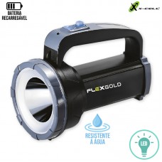 Lanterna LED Holofote Recarregável FX-LT-18 X-Cell